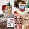 Wrapables Happy Holidays Christmas Sticky Notes, Adhesive Winter Holiday Memo Notepads for Home, Office, Work, Festive Fun 6pc